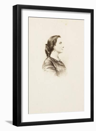 Laure Eiffel Collin, buste, de profil-Alexandre Ken-Framed Giclee Print