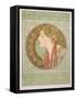 Laurel, 1901-Alphonse Mucha-Framed Stretched Canvas