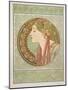 Laurel, 1901-Alphonse Mucha-Mounted Giclee Print