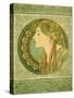 Laurel, 1921-Alphonse Mucha-Stretched Canvas