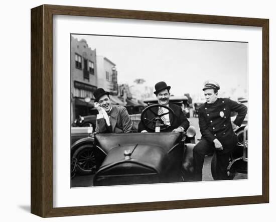 Laurel and Hardy, 1928-null-Framed Giclee Print