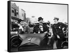 Laurel and Hardy, 1928-null-Framed Stretched Canvas