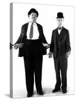 Laurel and Hardy, c.1930s-null-Stretched Canvas