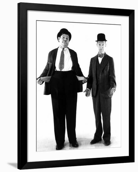 Laurel and Hardy, c.1930s-null-Framed Photo