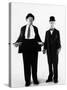 Laurel and Hardy, ca. 1930s-null-Stretched Canvas