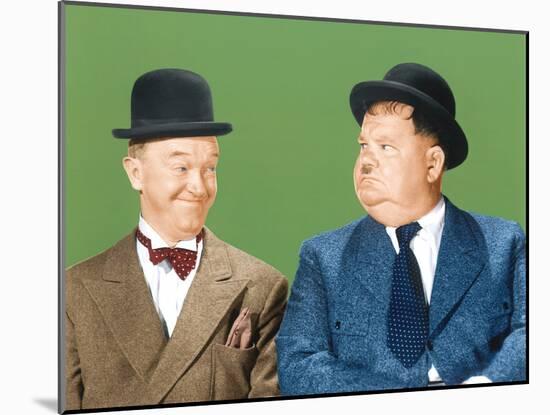 Laurel and Hardy (From Left: Stan Laurel, Oliver Hardy), CA Early 1940s-null-Mounted Photo