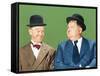 Laurel and Hardy (From Left: Stan Laurel, Oliver Hardy), CA Early 1940s-null-Framed Stretched Canvas