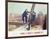 Laurel and Hardy's Laughing 20's - Lobby Card Reproduction-null-Framed Photo