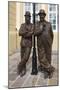 Laurel and Hardy Statue, Coronation Hall, Ulverston, Cumbria, 2009-Peter Thompson-Mounted Photographic Print