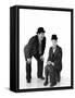 Laurel and Hardy-null-Framed Stretched Canvas