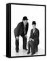 Laurel and Hardy-null-Framed Stretched Canvas