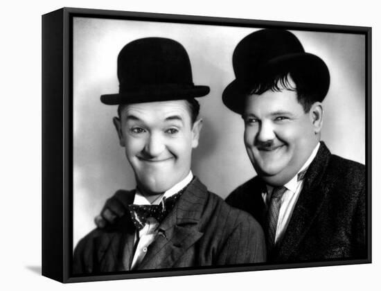 Laurel and Hardy-null-Framed Stretched Canvas