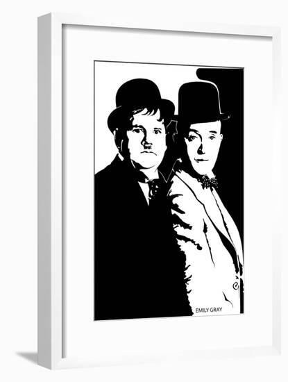 Laurel and Hardy-Emily Gray-Framed Giclee Print