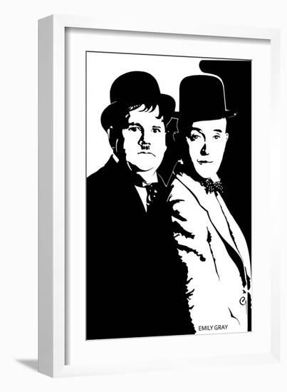 Laurel and Hardy-Emily Gray-Framed Giclee Print