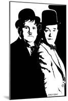 Laurel and Hardy-Emily Gray-Mounted Giclee Print