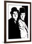 Laurel and Hardy-Emily Gray-Framed Giclee Print