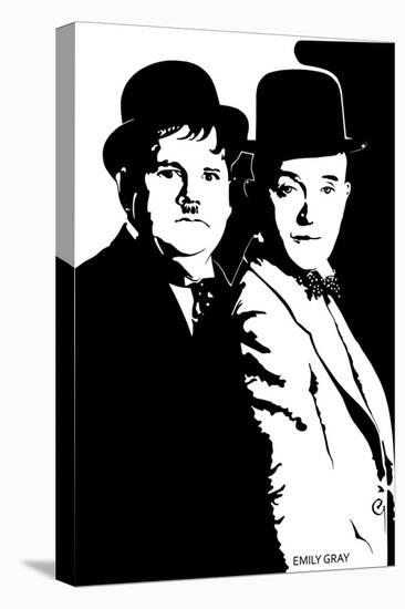 Laurel and Hardy-Emily Gray-Stretched Canvas