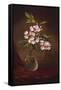 Laurel Blossoms in a Vase-Martin Johnson Heade-Framed Stretched Canvas