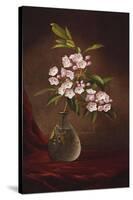 Laurel Blossoms in a Vase-Martin Johnson Heade-Stretched Canvas