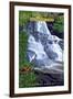 Laurel Falls - Great Smoky Mountains National Park, TN-Lantern Press-Framed Art Print