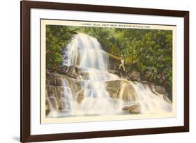 Laurel Falls, Great Smoky Mountains-null-Framed Premium Giclee Print