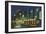 Laurel Motor Inn at Night-null-Framed Art Print