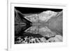 Laurel Mountain Reflections BW-Douglas Taylor-Framed Photo