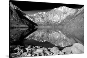 Laurel Mountain Reflections BW-Douglas Taylor-Stretched Canvas