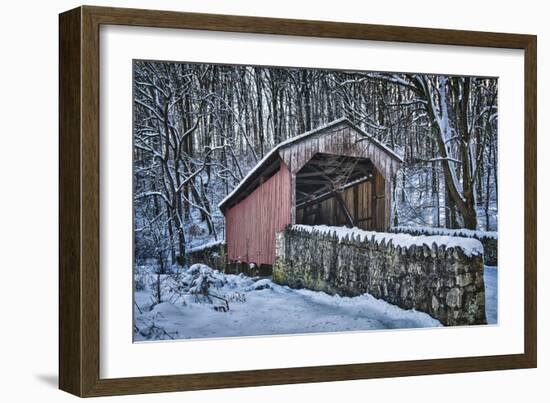 Laurels Bridge #2-Robert Lott-Framed Art Print