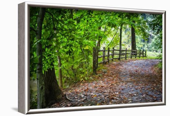 Laurels Pathway-Robert Lott-Framed Art Print