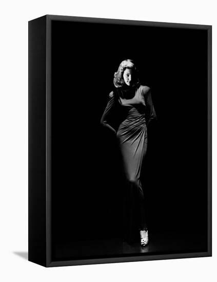 Lauren Bacall, 1944-null-Framed Stretched Canvas