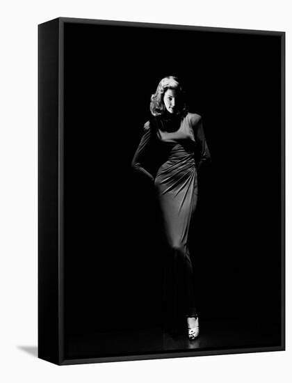 Lauren Bacall, 1944-null-Framed Stretched Canvas