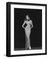 Lauren Bacall, 1944-null-Framed Photographic Print