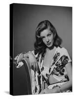 Lauren Bacall, 1950-null-Stretched Canvas