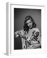 Lauren Bacall, 1950-null-Framed Photographic Print