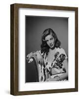 Lauren Bacall, 1950-null-Framed Photographic Print