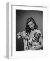 Lauren Bacall, 1950-null-Framed Photographic Print