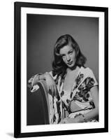 Lauren Bacall, 1950-null-Framed Photographic Print