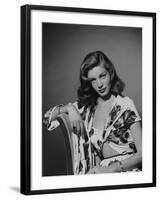 Lauren Bacall, 1950-null-Framed Photographic Print