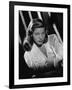 Lauren Bacall (b/w photo)-null-Framed Photo