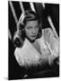 Lauren Bacall (b/w photo)-null-Mounted Photo