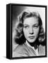 Lauren Bacall (b/w photo)-null-Framed Stretched Canvas