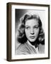 Lauren Bacall (b/w photo)-null-Framed Photo