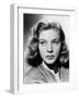 Lauren Bacall (b/w photo)-null-Framed Photo