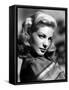 Lauren Bacall (b/w photo)-null-Framed Stretched Canvas