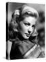 Lauren Bacall (b/w photo)-null-Stretched Canvas