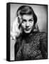 Lauren Bacall (b/w photo)-null-Framed Stretched Canvas