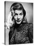 Lauren Bacall (b/w photo)-null-Stretched Canvas