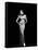 Lauren Bacall (b/w photo)-null-Framed Stretched Canvas