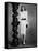 Lauren Bacall (b/w photo)-null-Framed Stretched Canvas